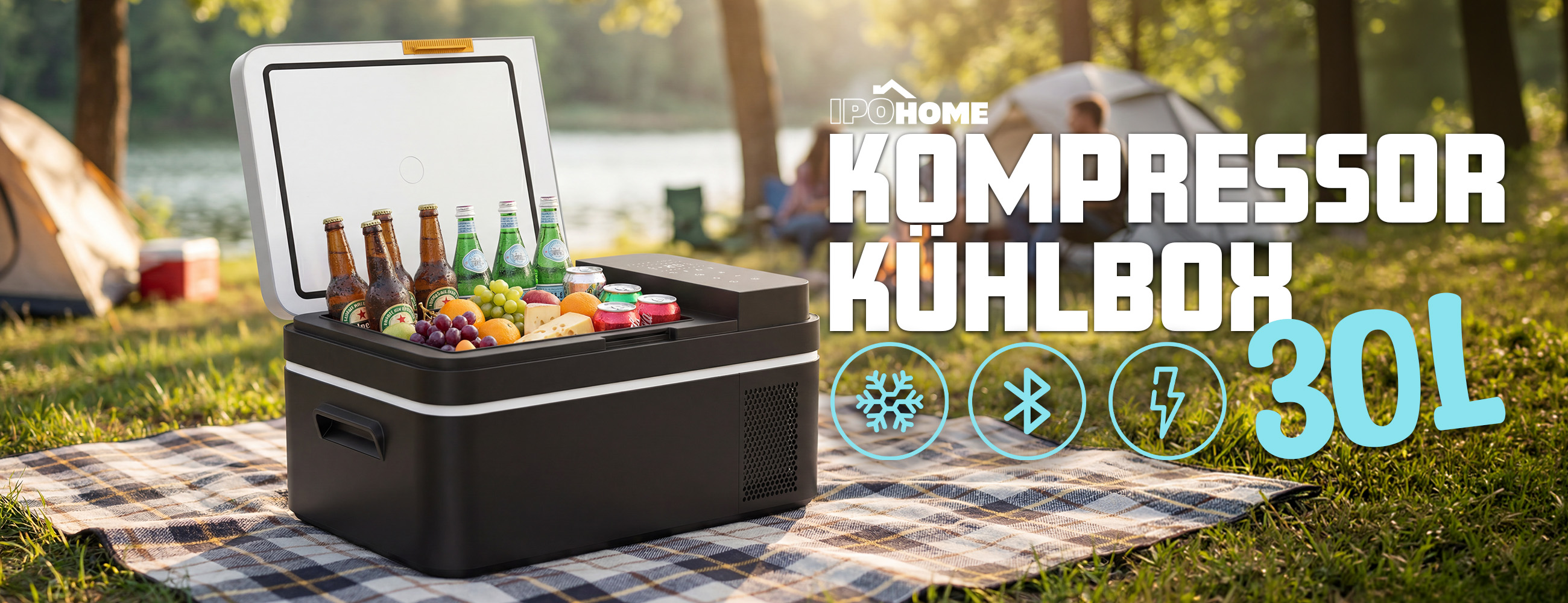 IPOTOOLS Kompressor-Kühlschrank F005A-30